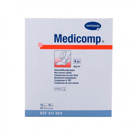 MEDICOMP COMP NON WOV 10X10 25