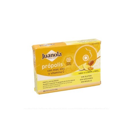 PASTILLAS JUANOLA PROPROLEO VIT C 24