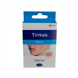 TIRITAS PLASTICO REDONDAS 20 U