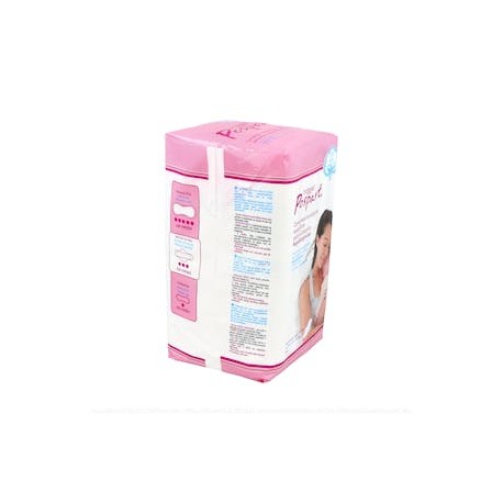 COMPRESAS HIGIENICAS FEMENINAS POSPARTOINDASEC ALGODONNORMAL CON ALAS 10 U