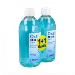 ORAL KIN ENJUAGUE BUCAL ZERO 1+1 GRATIS