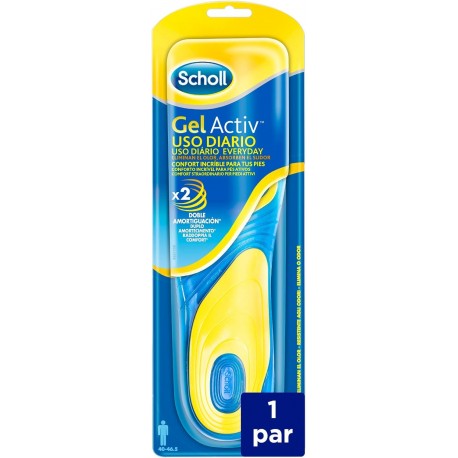 SCHOLL PLANTILLA GEL ACTIV USO DIARIO HOMBRE