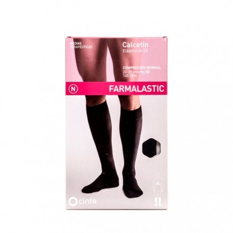 CALCETIN FARMALASTIC NEGRO GDE